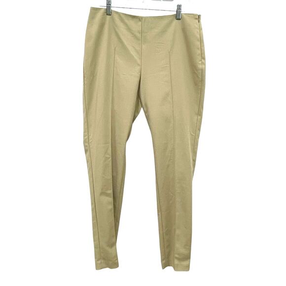 Akris Melissa Techno Pants Khaki Women's Size 8 in Excellent Used Condition - Picture 2 of 8